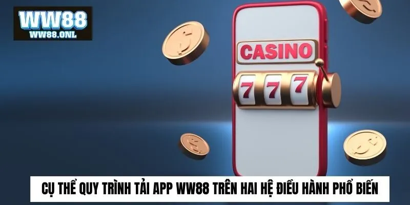 Cụ thể quy trình tải app ww88 trên hai hệ điều hành phổ biến