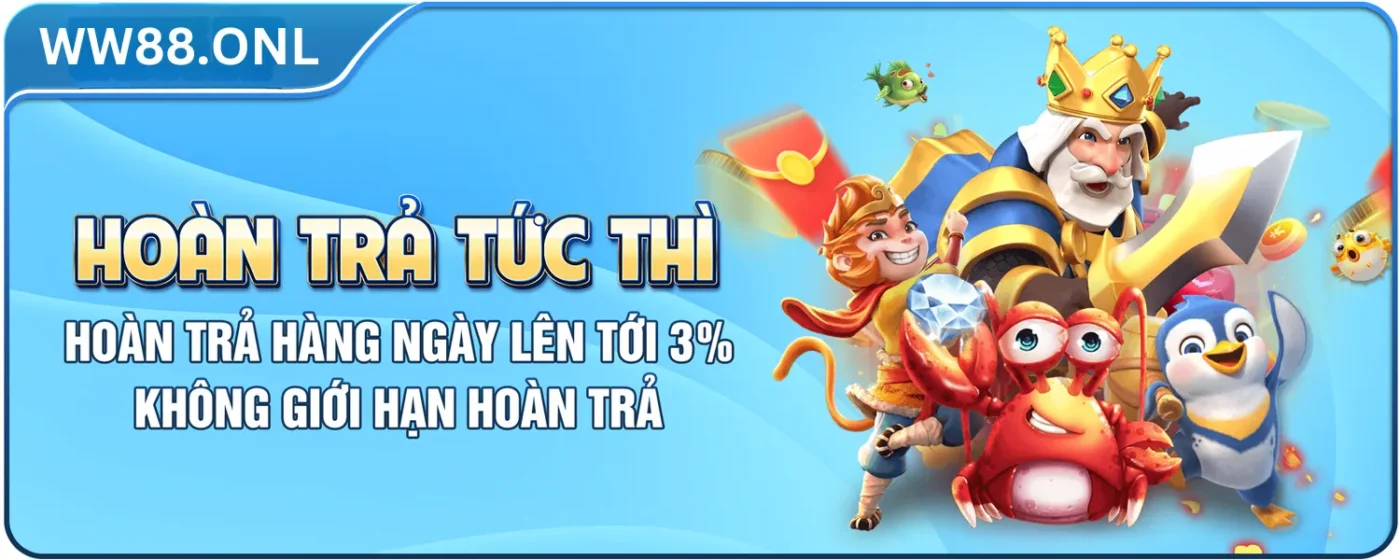 Hoàn trả tức thì tại ww88