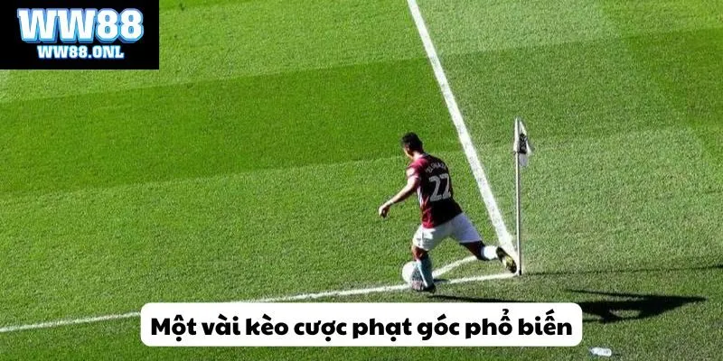 Một vài kèo cược phạt góc phổ biến
